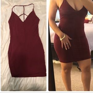 ‼️NEW‼️ Burgundy mini dress